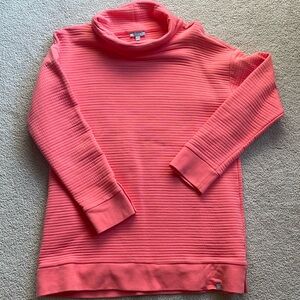 Coral Turtleneck Top Size Small